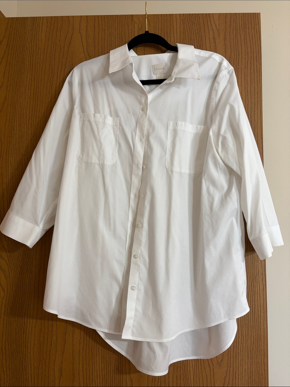 Women’s White Button-Down Shirt - Classic Cotton